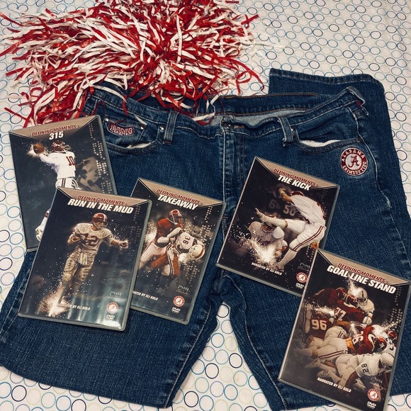 Roll Tide Game Jeans Size 16 Short - Picture 1 of 16